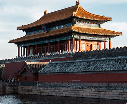 Forbidden City in Beijing China
